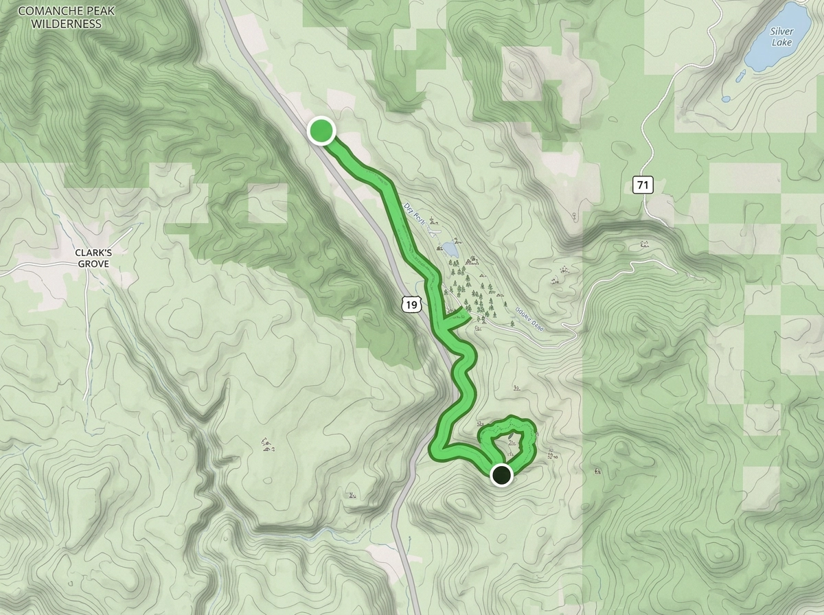 Route map for Area BFE