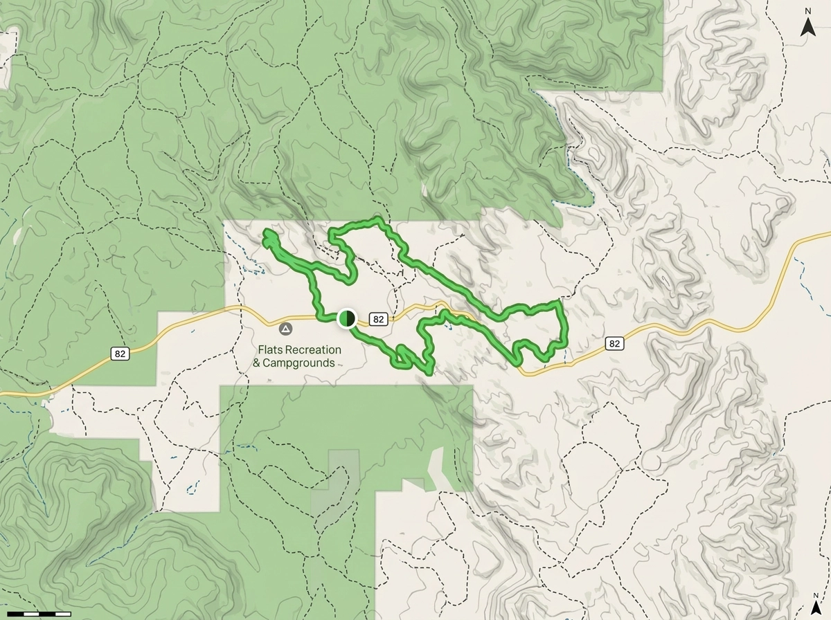 Route map for Fins N Things